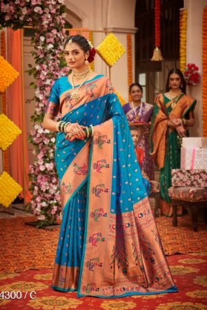Elegant Lavani Silk Saree