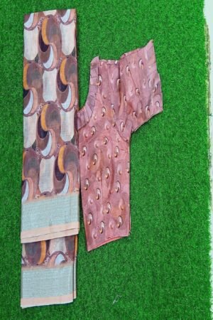 Linen Sequence Saree