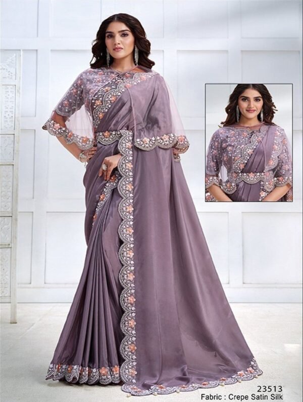 Lavish Purple Drapery
