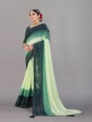 Gilded Grace Georgette Saree