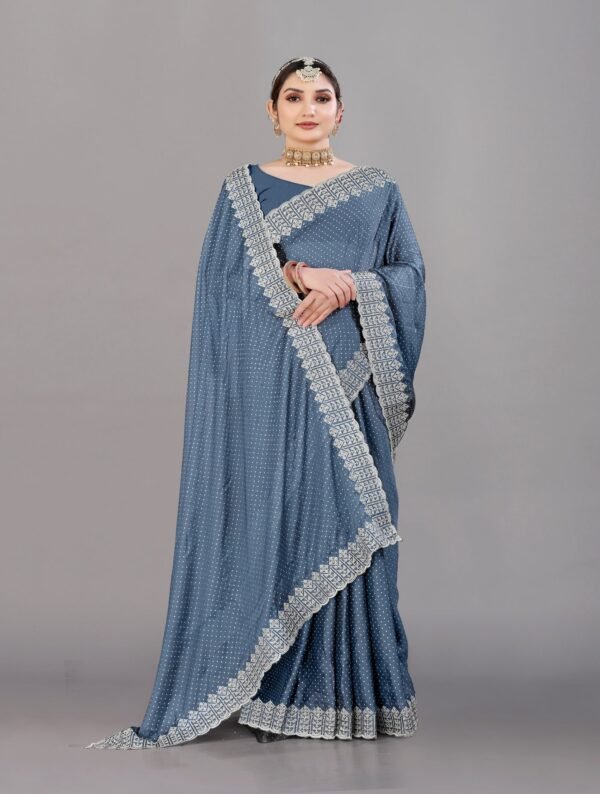 Ethereal Glam Georgette Saree - Image 13