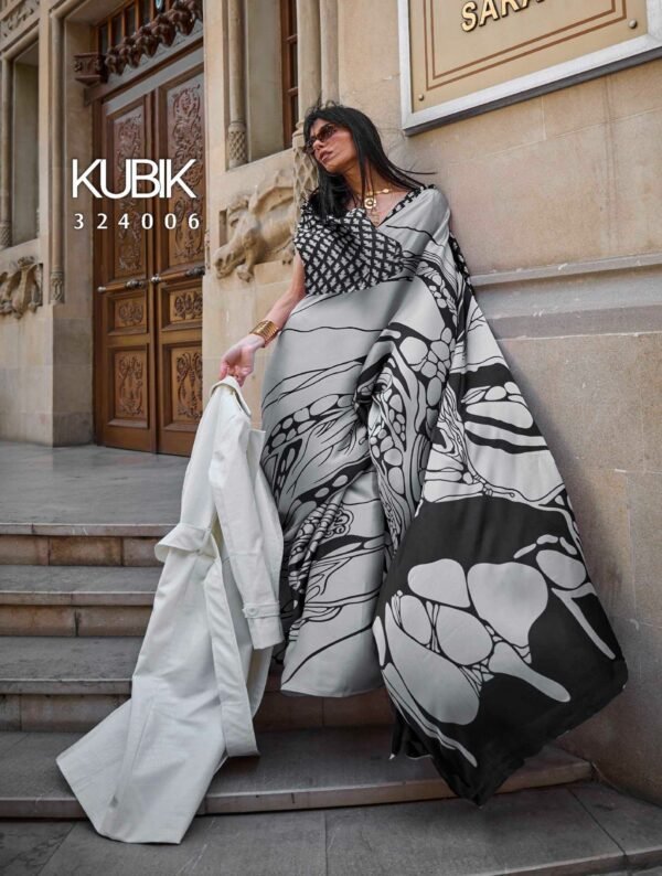Silk Blossom Printed  Saree