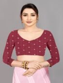 Gilded Grace Georgette Saree