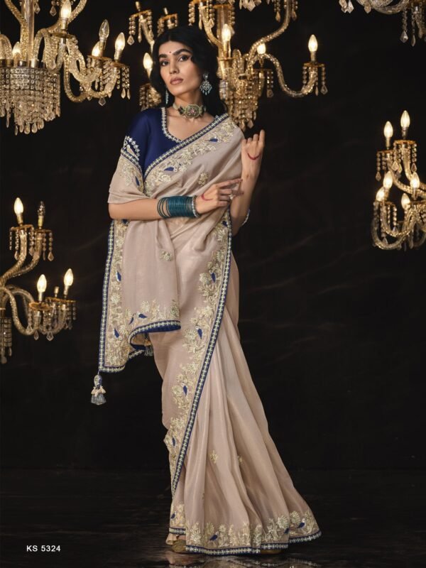 Silken Symphony  Saree - Image 3
