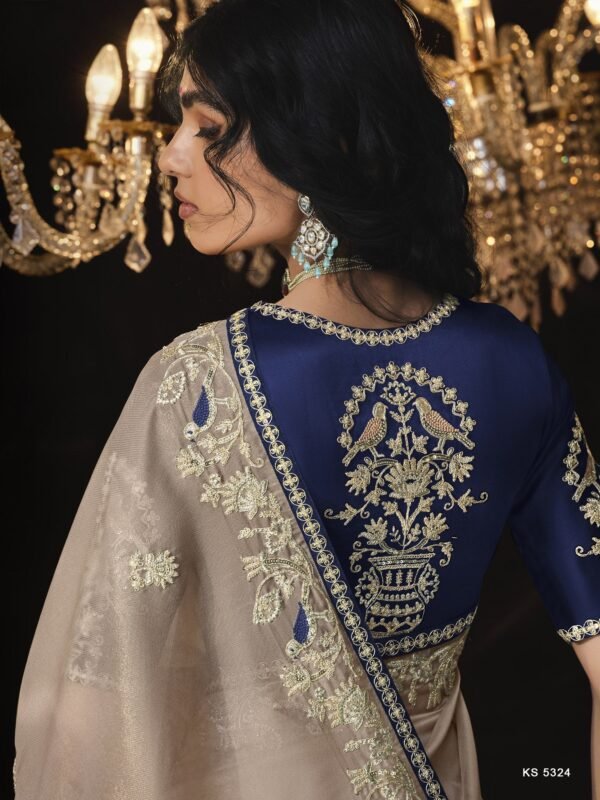 Silken Symphony  Saree - Image 2