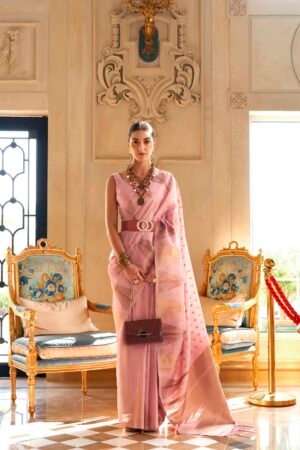 Celestial Aura Kyaari Tissue Saree