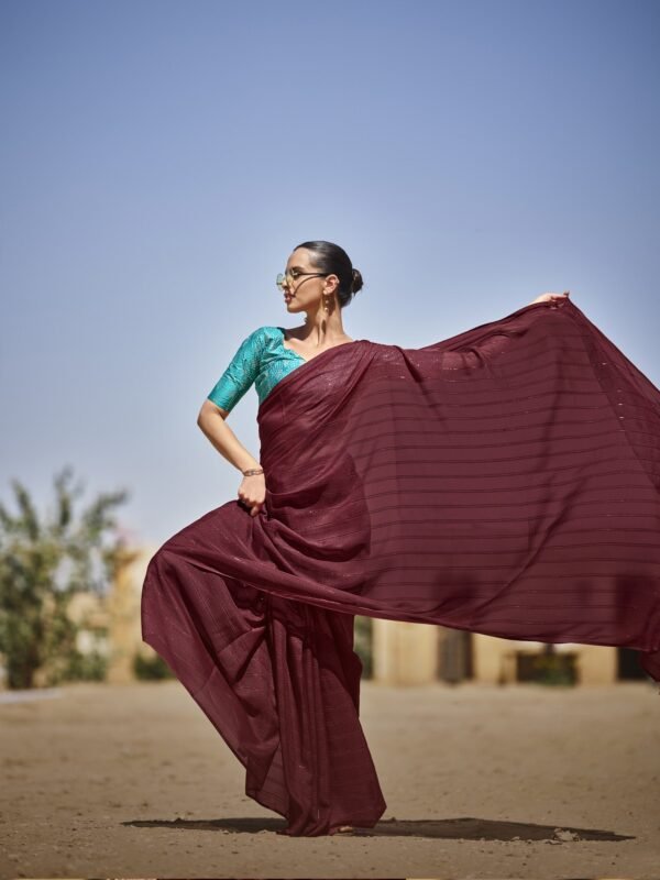 Shimmering Georgette Elegance - Image 9