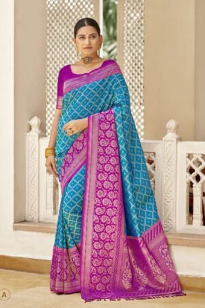 Graceful Paithani Drapes