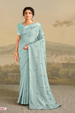 Kashvi Elegant Mint Saree