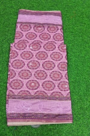 Rustic Weave Linen Saree